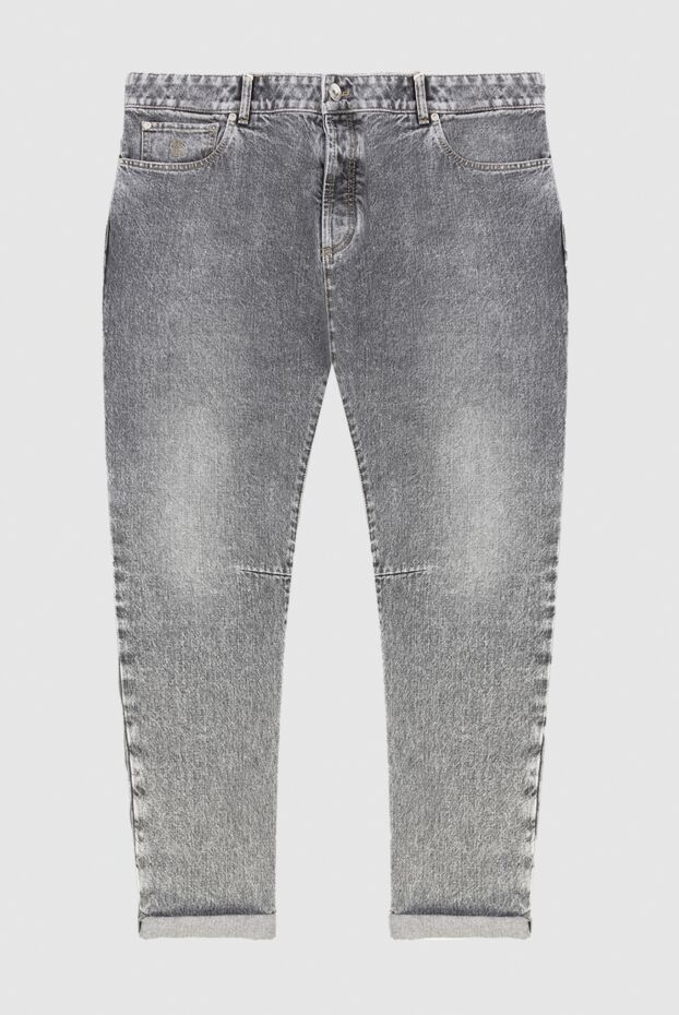 Brunello Cucinelli gray cotton jeans for men 169910 - photo 1