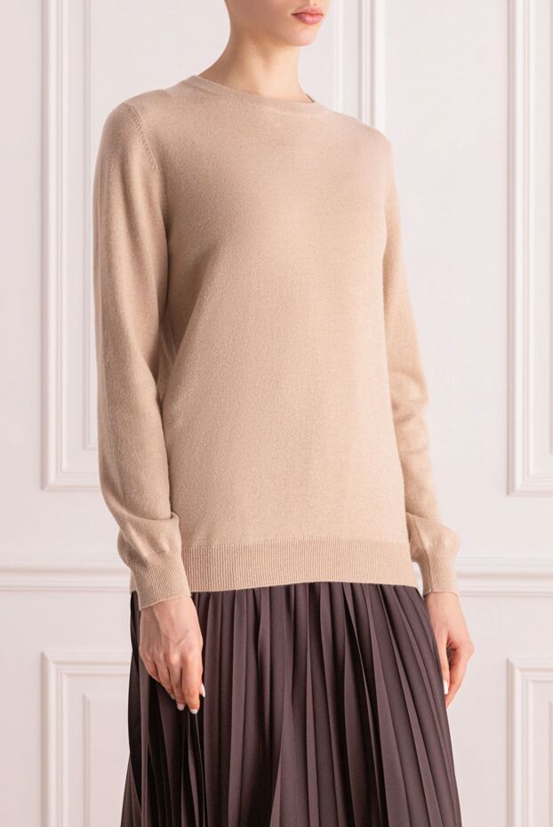 Brunello Cucinelli basic cashmere blend crew neck jumper 169926 - photo 3