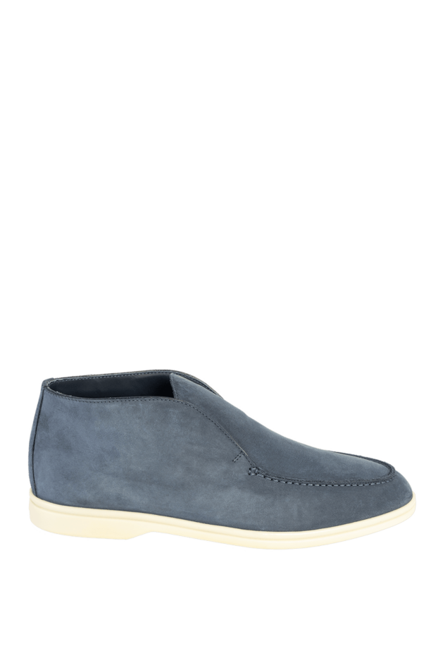 Cesare di Napoli blue suede loafers for men 169948 - photo 1