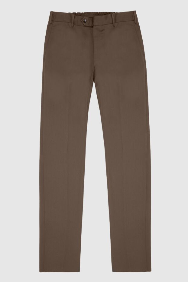 PT01 (Pantaloni Torino) бүктемелері бар қоңыр ерлер шалбары
169974 - фото 1