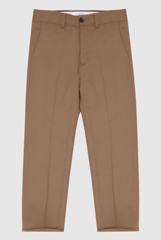 PT01 (Pantaloni Torino) ерлерге арналған қоңыр жүнді шалбар 169975 - фото 1