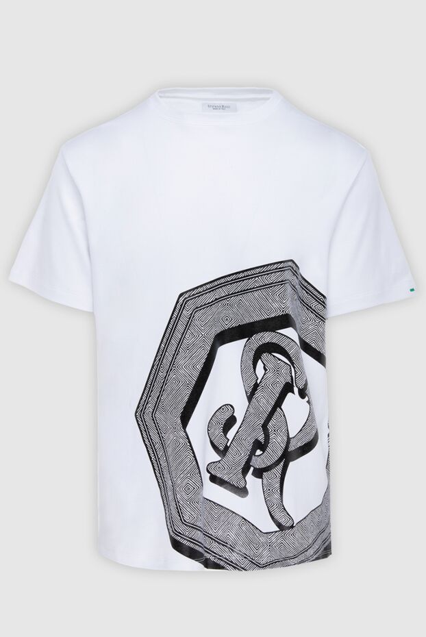 Stefano Ricci white cotton t-shirt for men 170129 - photo 1
