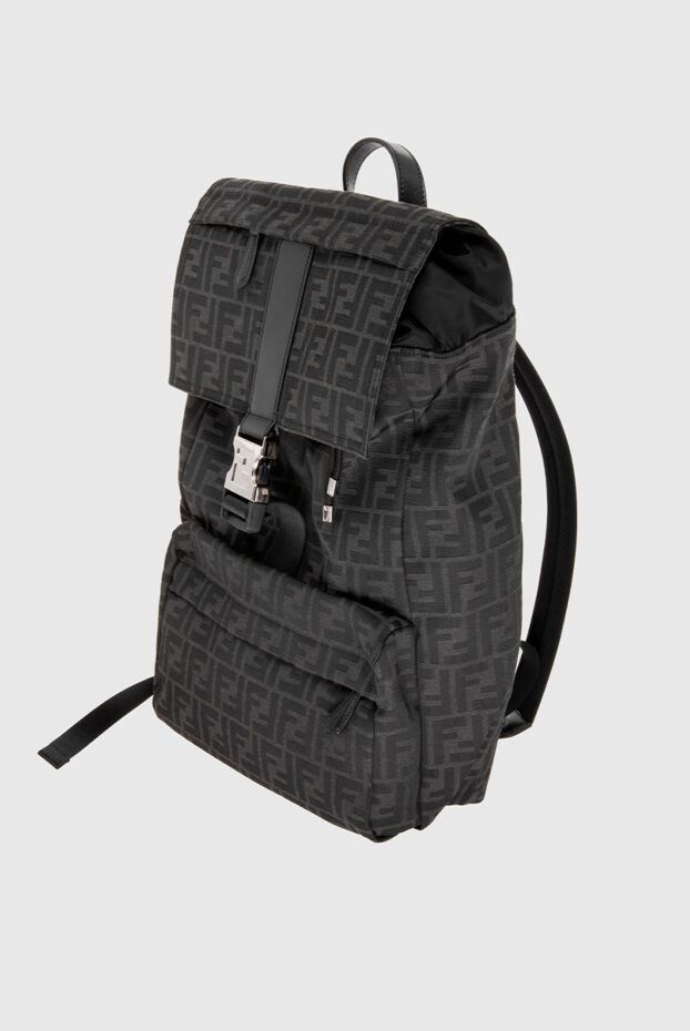 Fendi polyester and cotton backpack black for men 170185 - photo 3