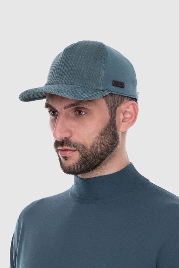 Loro Piana green cashmere cap for men 170210 - photo 2