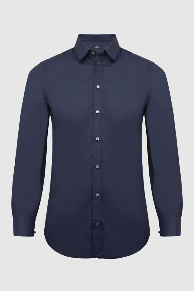 Alessandro Gherardi men's midnight blue shirt made of smooth premium poplin 170234 - photo 1