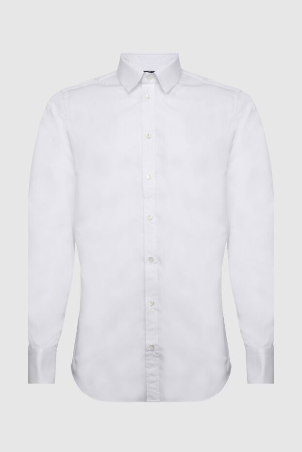 Alessandro Gherardi men's white shirt made of smooth cotton with a shortened collar
170236 - photo 1