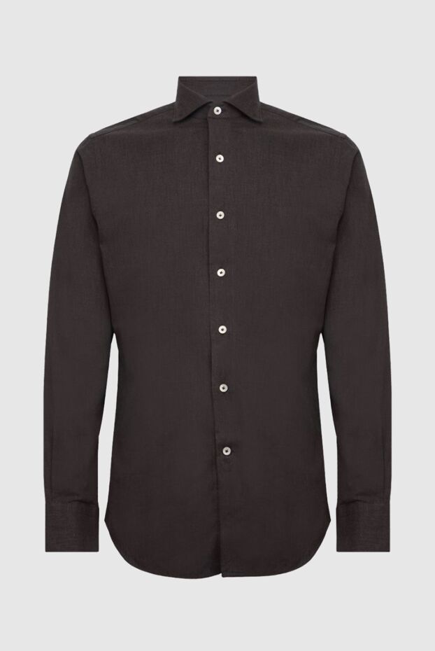 Alessandro Gherardi brown cotton shirt for men 170244 - photo 1