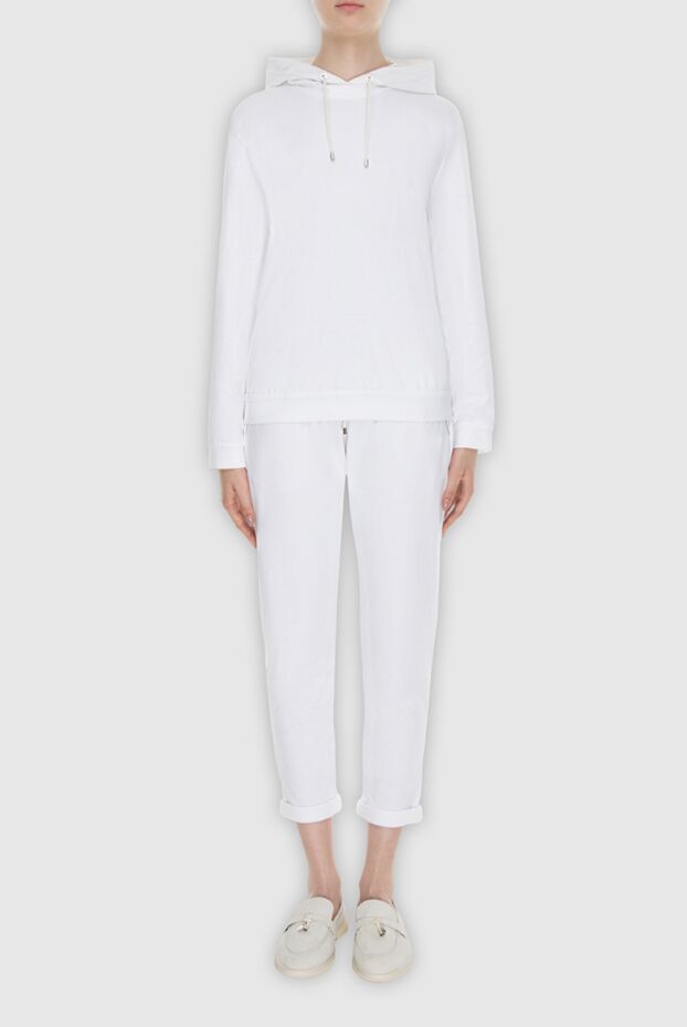Brunello Cucinelli трикотажный костюм свободного кроя с капюшоном
 170292 - фото 2