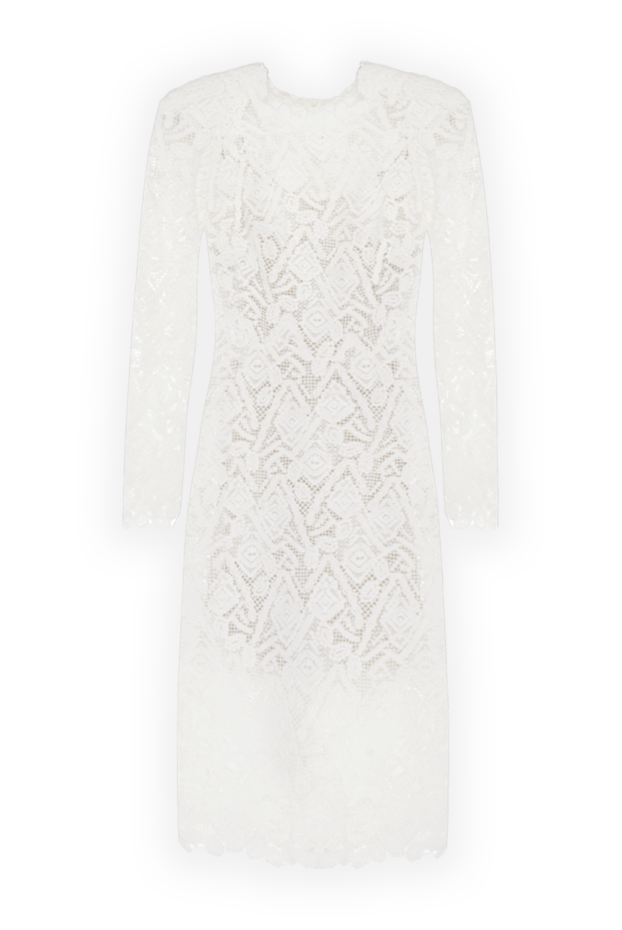 Ermanno Scervino платье кружевное белое женское 170394 - фото 1