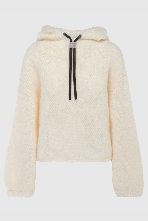 Fabiana Filippi hoodie made of wool and polyamide beige for women 170474 - photo 1