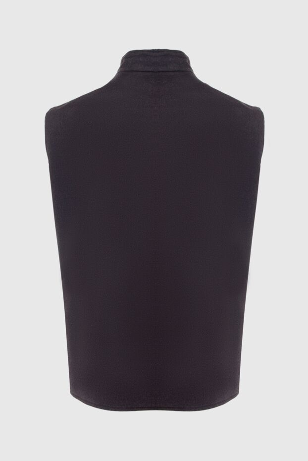 Loro Piana dark blue wool and cashmere vest 170534 - photo 2