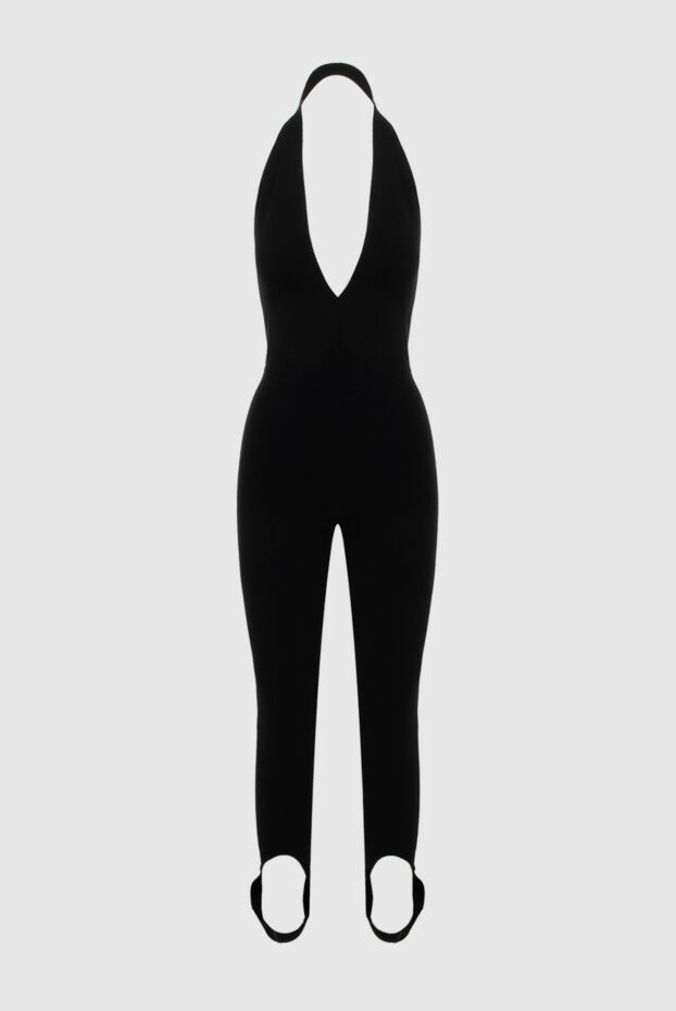 Saint Laurent комбинезон из шерсти черный женский 170584 - фото 1
