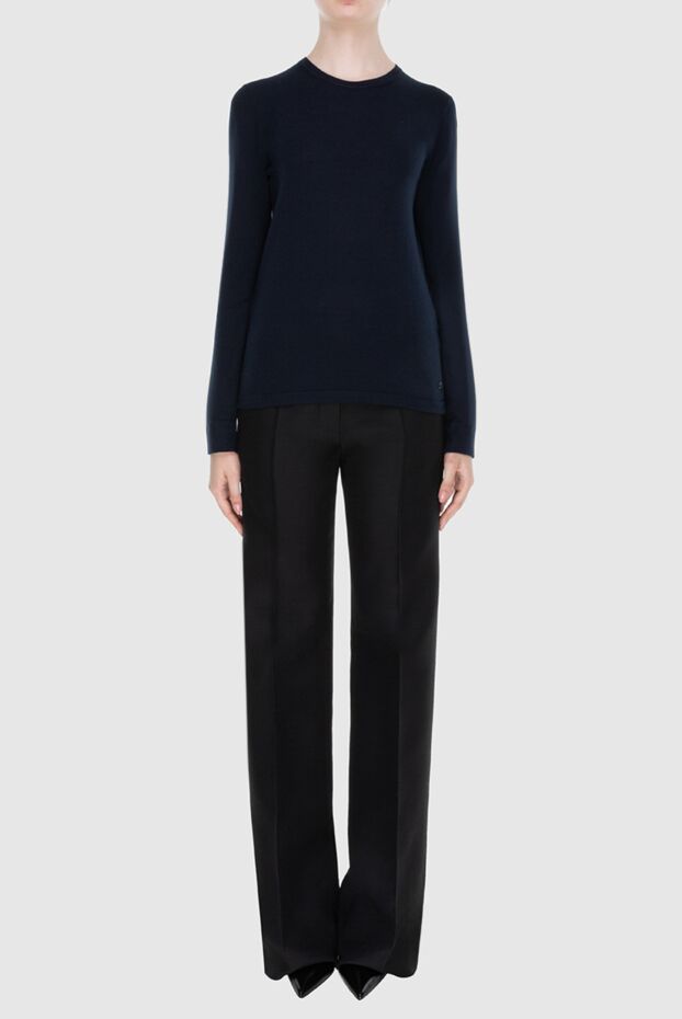 Loro Piana dark blue fine cashmere sweater with cutout cuffs
170626 - photo 2