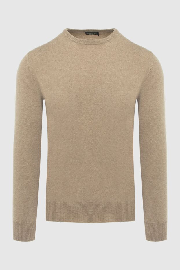 Cesare di Napoli men's pure cashmere jumper beige 170679 - photo 1