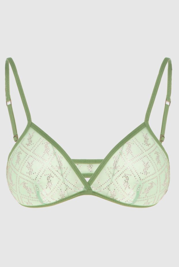 Saint Laurent green polyester top for women 170760 - photo 1