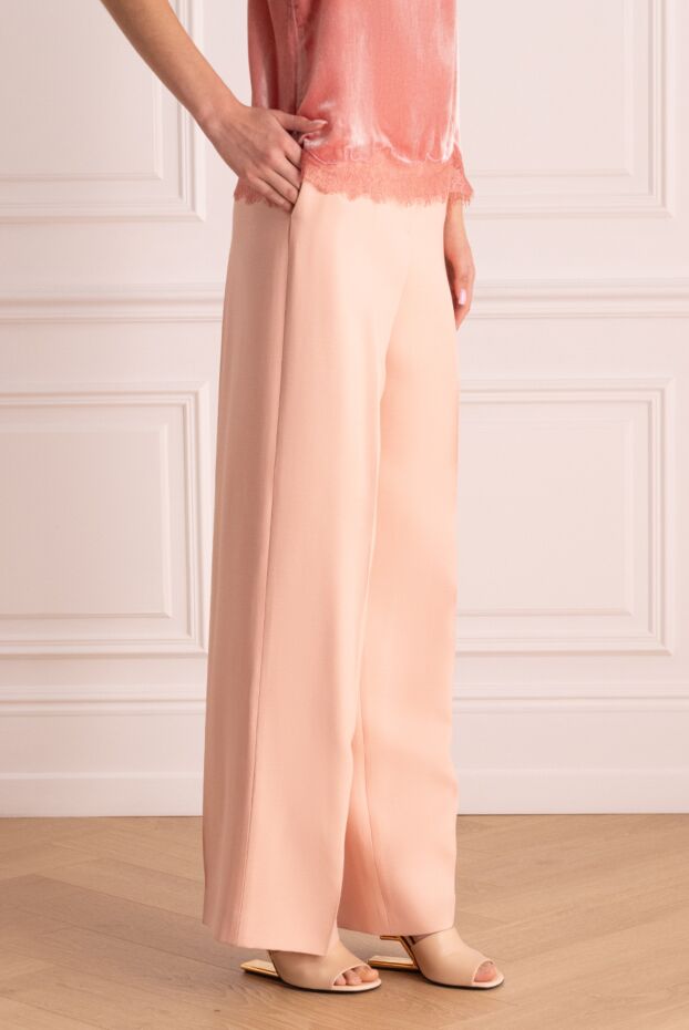 Fendi women's long elegant pants pink 170814 - photo 3