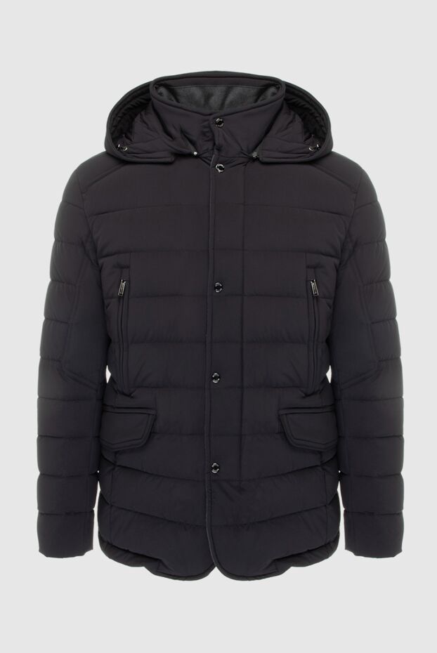Moorer men's down jacket made of polyamide and polyurethane black 170892 - photo 1