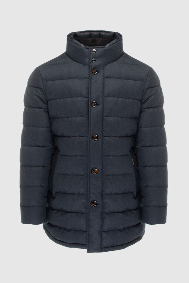 Moorer men's blue down jacket with an inner detachable vest and a high collar 170902 - photo 1