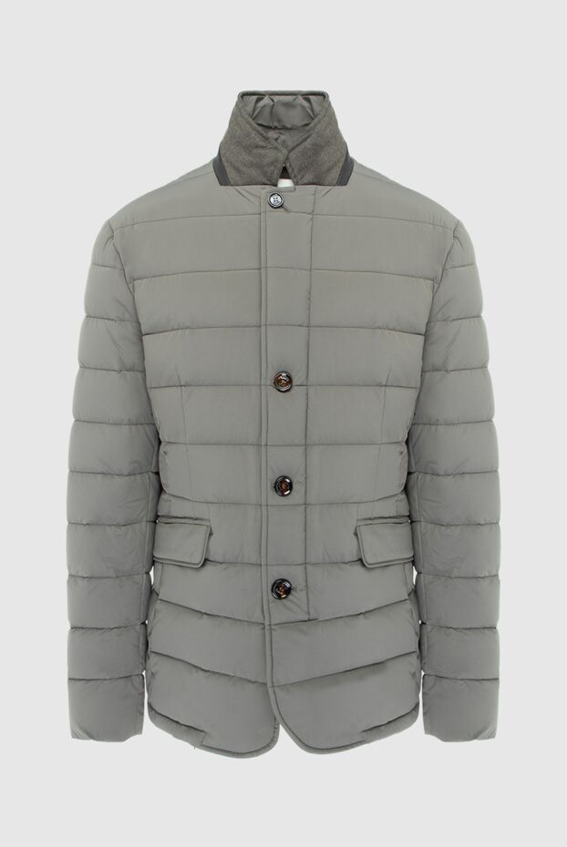 Moorer men's down jacket made of polyamide and polyurethane, gray 170920 - photo 1