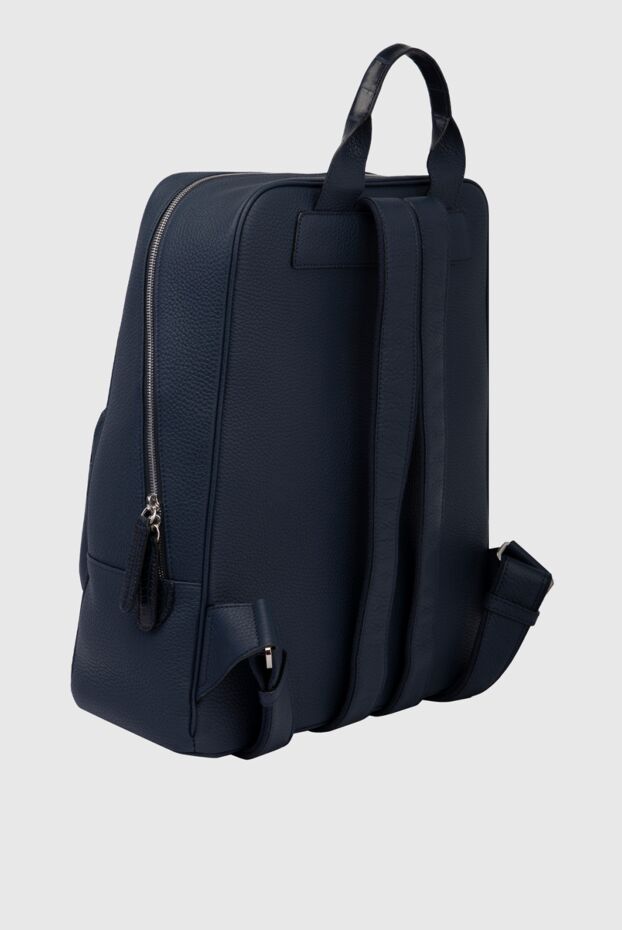 Cesare di Napoli alligator leather backpack blue for men 170988 - photo 3