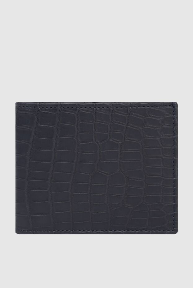 Cesare di Napoli blue alligator leather wallet for men 171029 - photo 1