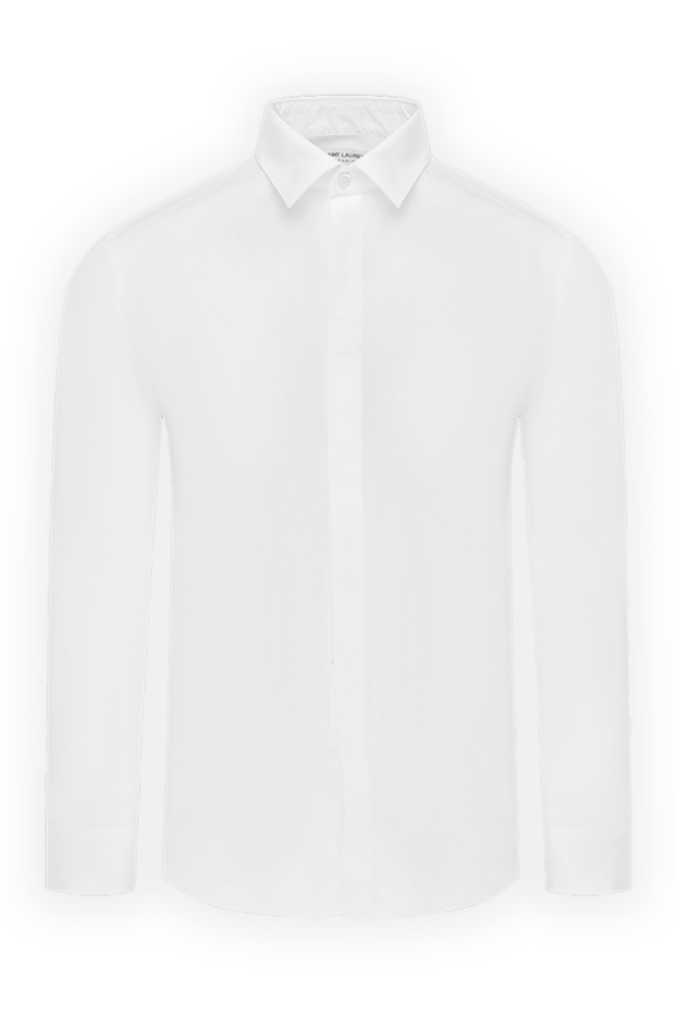 Saint Laurent men's white plain shirt with a neat collar
171132 - photo 1