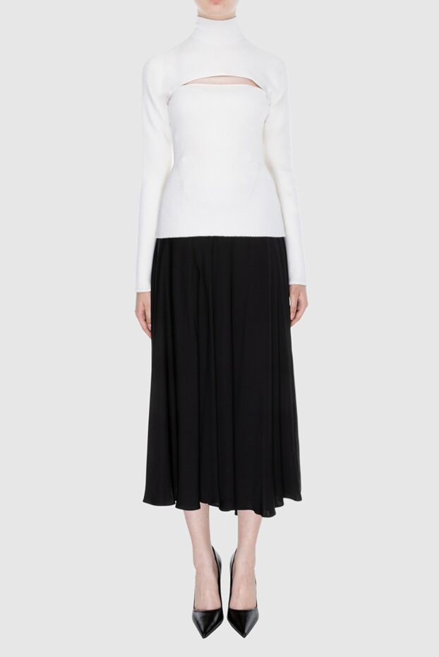 Tom Ford white women's wool jumper with accent neckline and high neck
171150 - photo 2