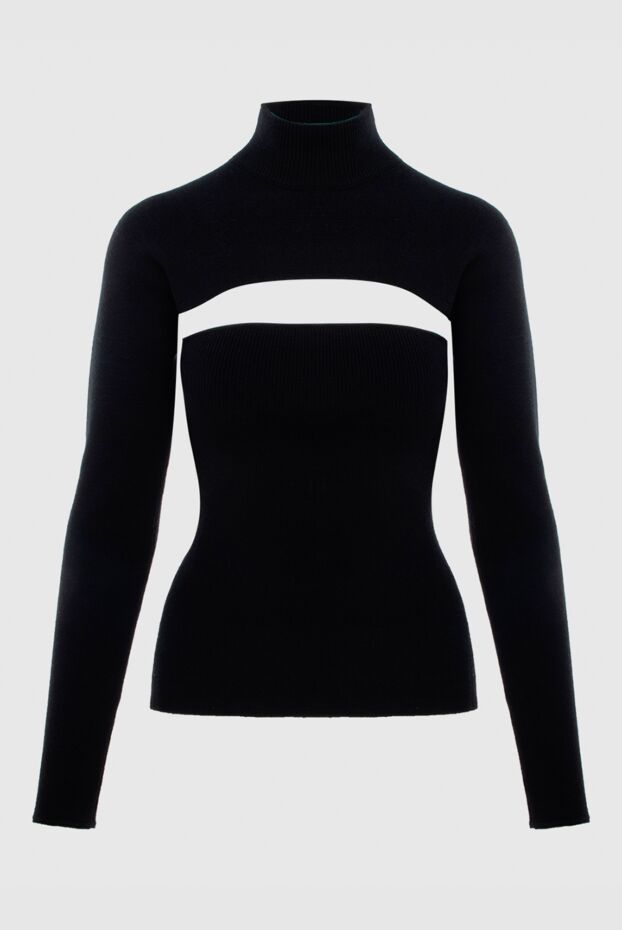 Tom Ford black sweater decorated with slits from the sleeves women's 171151 - photo 1
