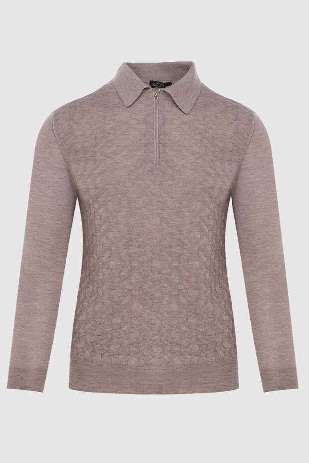 Cesare di Napoli beige polo with embossed front and crocodile insert
171390 - photo 1