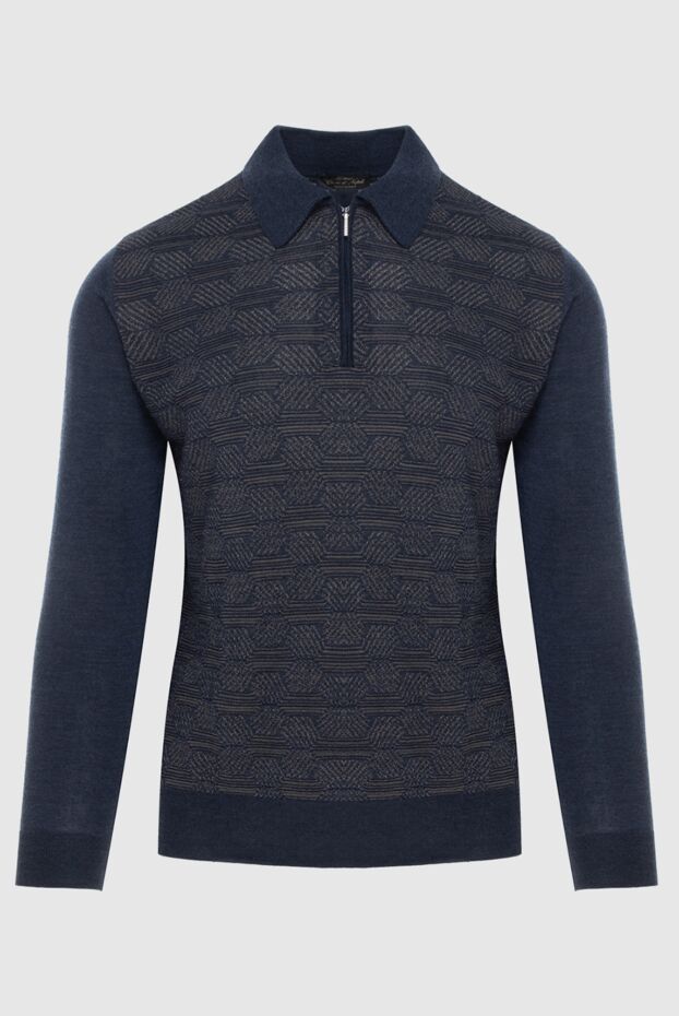 Cesare di Napoli navy blue long sleeve polo in soft cashmere and silk
171403 - photo 1