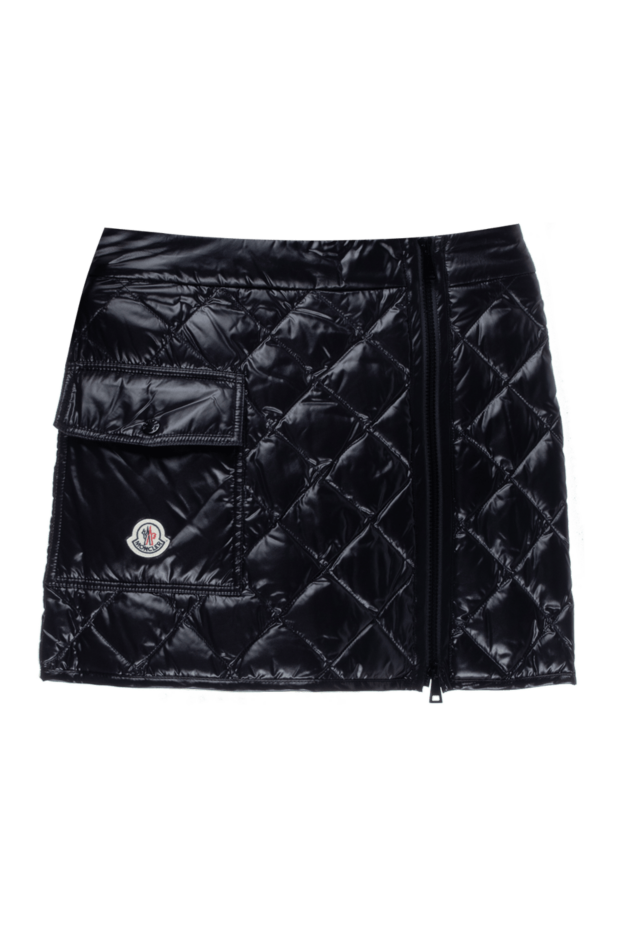 Dense quilted skirt with patch pocket and water-resistant coating - photo 1