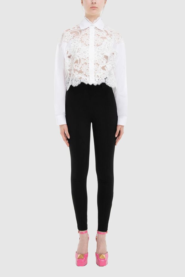 Magda Butrym women's slim-fit cropped pants black 171588 - photo 2