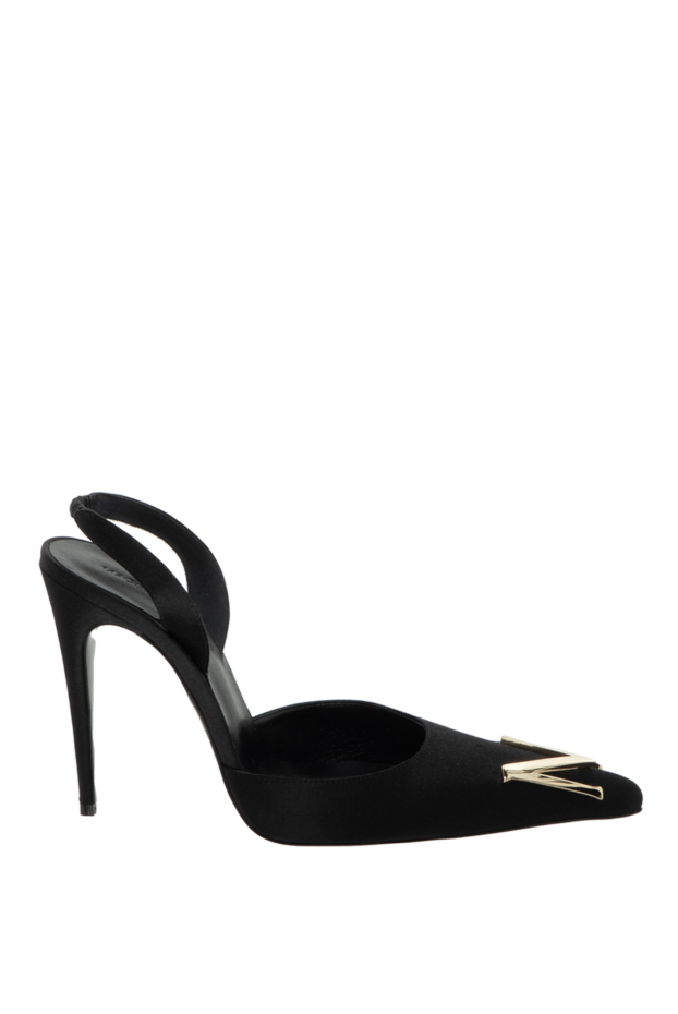 Magda Butrym women's black shoes with a golden logo on the toe 171603 - photo 1