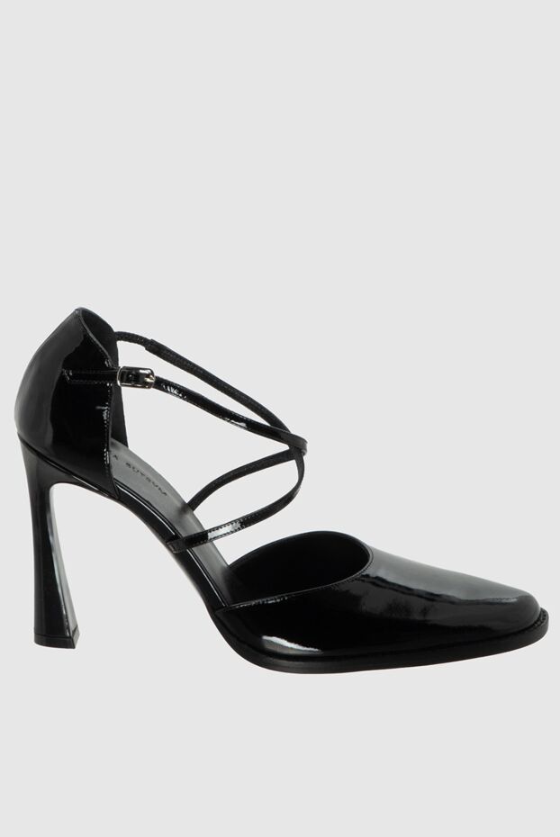 Magda Butrym women's black leather shoes with crisscross straps 171604 - photo 1