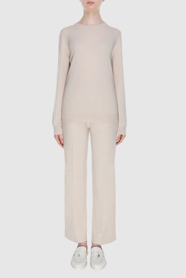 Brunello Cucinelli beige cashmere jumper with a soft fit
171706 - photo 2