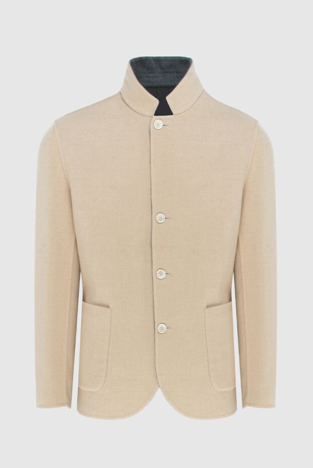 Brunello Cucinelli beige wool jacket for men 171722 - photo 1