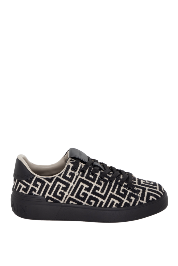 Balmain beige men's textile snickers 171750 - photo 1