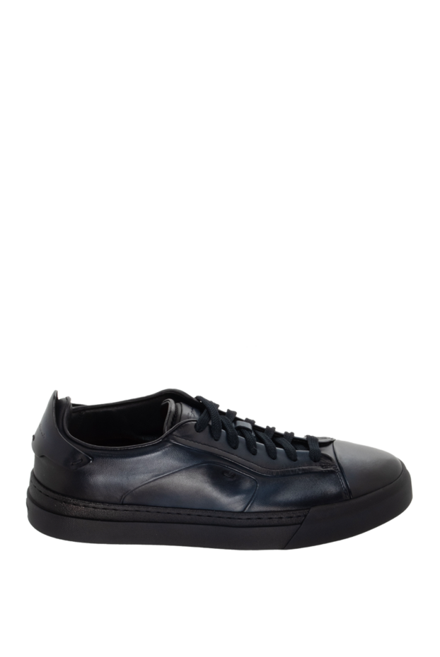 Santoni low top sneakers in smooth leather in black
171798 - photo 1