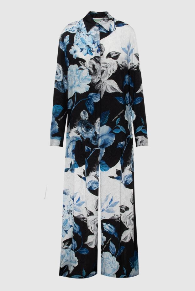 Off-White women's silk set with large blue floral print
171851 - photo 1
