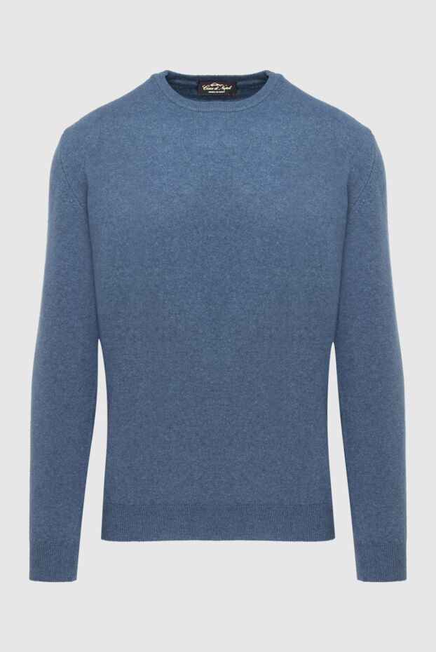 Cesare di Napoli grey-blue cashmere jumper for men 171907 - photo 1