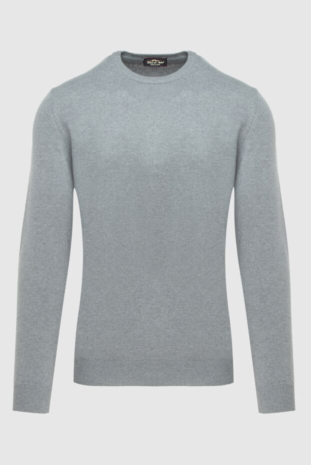 Cesare di Napoli men's cashmere sweater in cool grey with round neck
171908 - photo 1