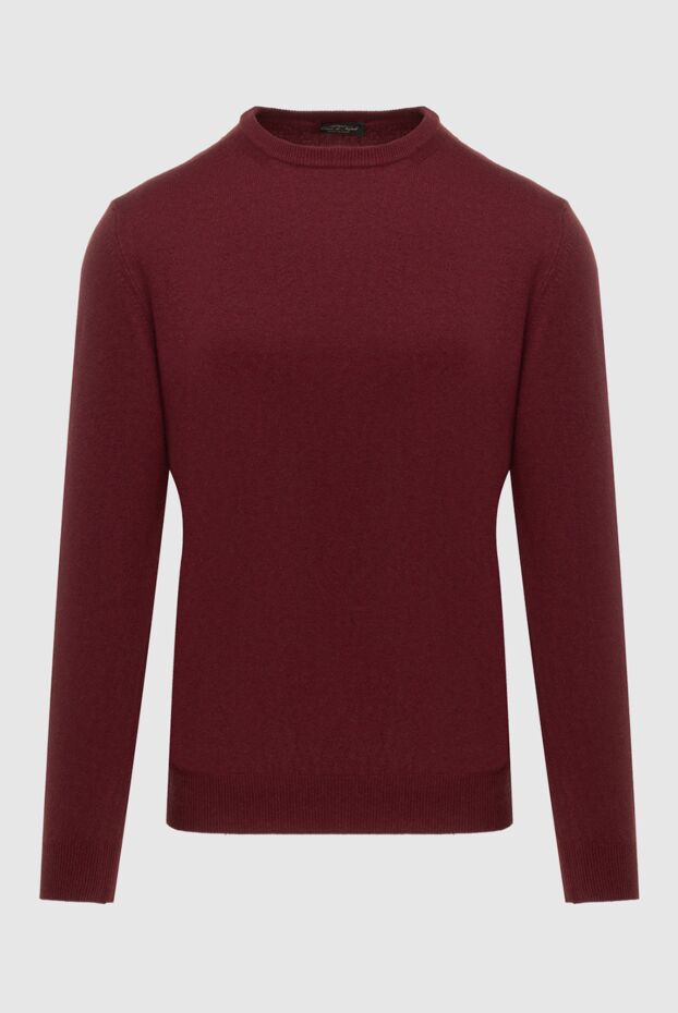 Cesare di Napoli plain burgundy jumper made of natural cashmere with insulation
171912 - photo 1