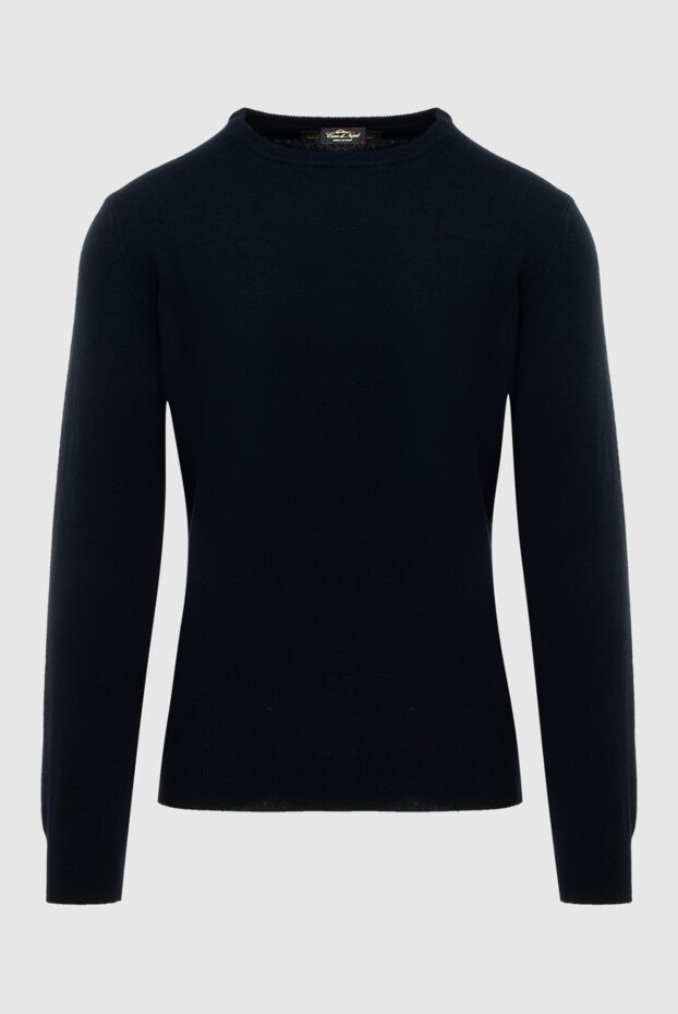 Cesare di Napoli black and blue cashmere jumper for men 171913 - photo 1