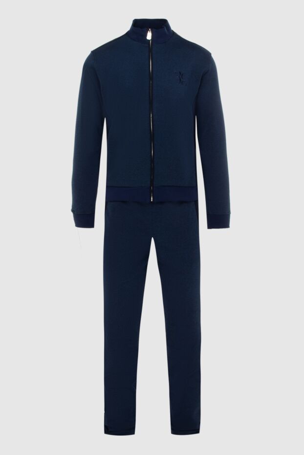 Billionaire sports suit for men made of silk and cotton blue 171955 - photo 1