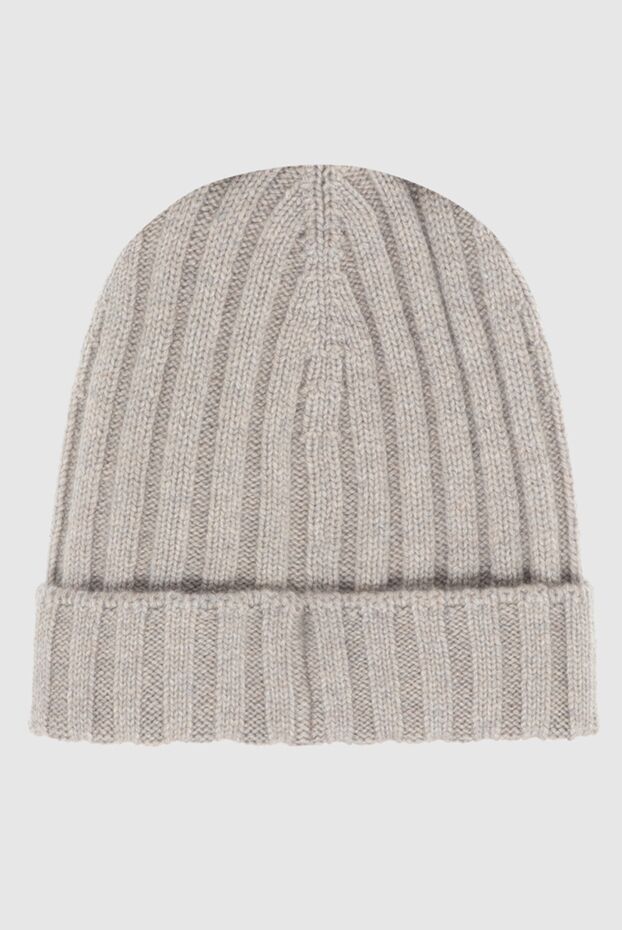 Gran Sasso gray-beige cashmere hat men's 172000 - photo 3