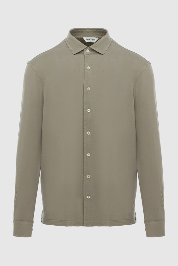 Gran Sasso beige cotton shirt for men 172028 - photo 1