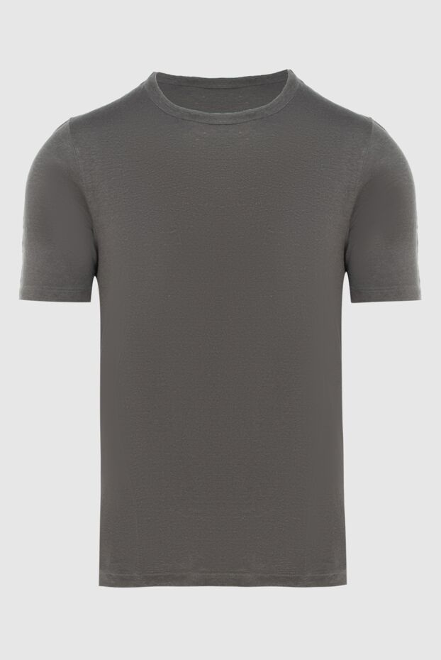 Gran Sasso dark grey linen t-shirt men's 172078 - photo 1