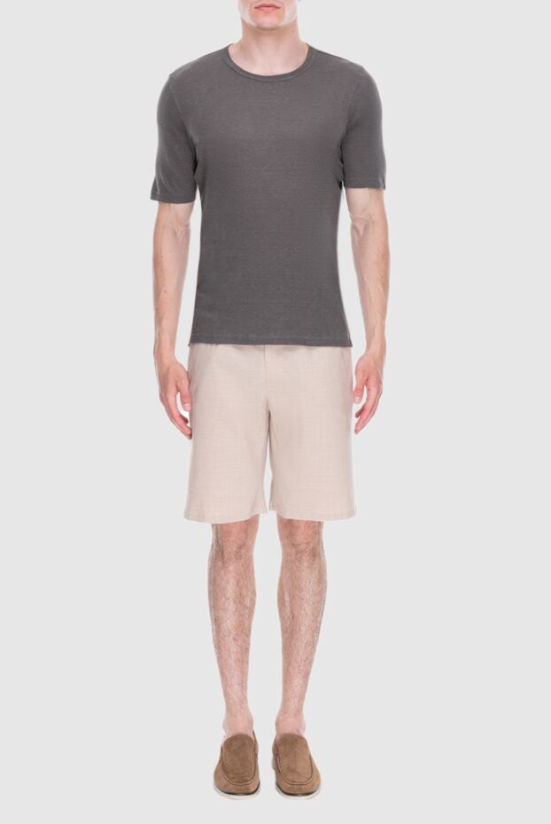 Gran Sasso dark grey linen t-shirt men's 172078 - photo 2
