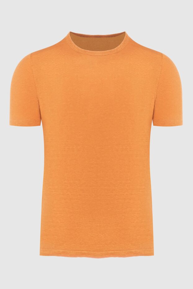Gran Sasso orange linen short sleeve t-shirt with side slits
172079 - photo 1