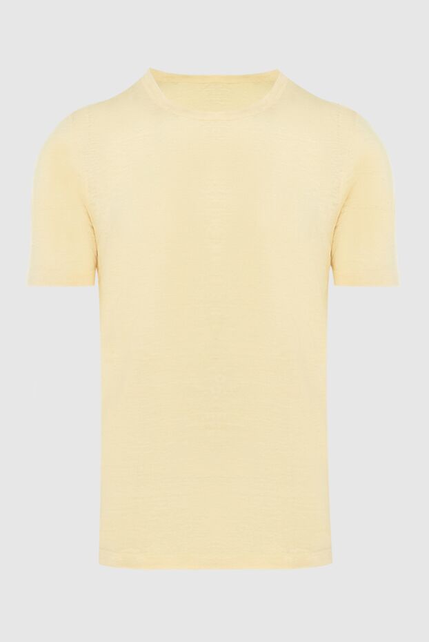 Gran Sasso light yellow linen t-shirt men's 172080 - photo 1
